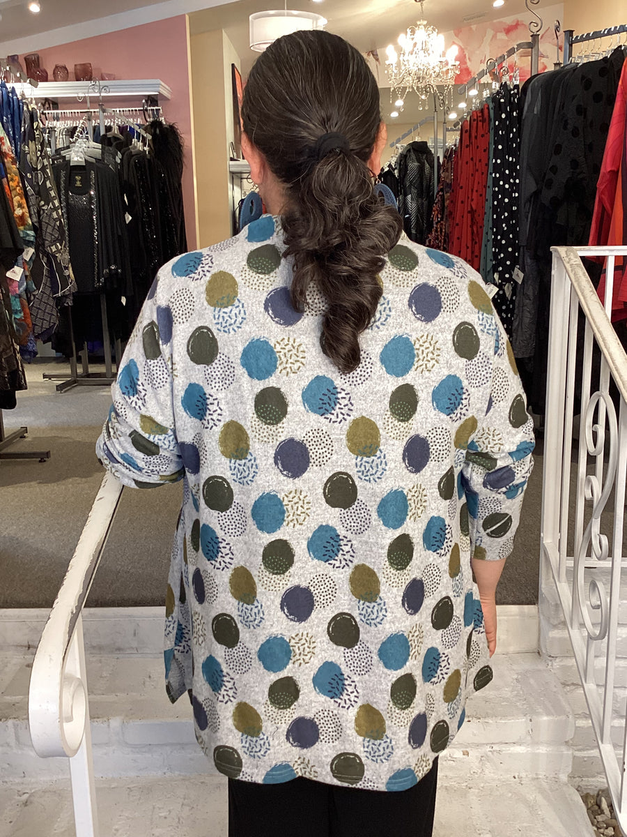 FLEECE FUNNEL NECK CIRCLES Abundance Plus Size