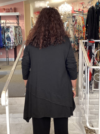 Asymmetric Pullover - Black