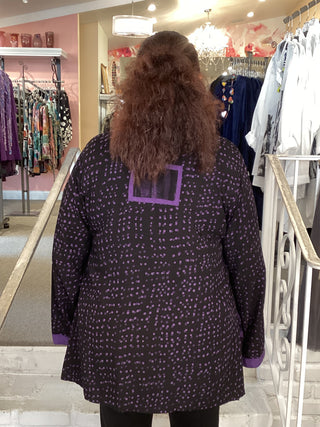 HOURGLASS - PURPLE DOT