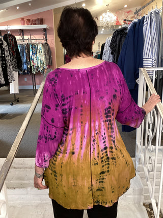 S/S KIANA TOP - DD FUSCHIA