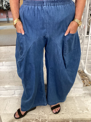 2 POCKET PANTS - DENIM