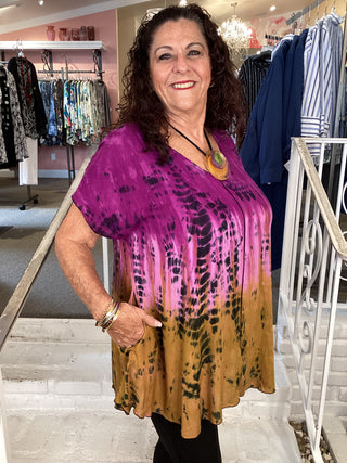 KIANA CAP TOP - DD FUSCHIA