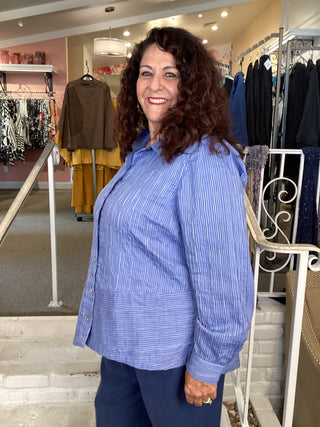 SANTORINA BLUE STRIPE