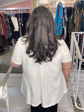 S/S TEE TOP - LAUNDERED