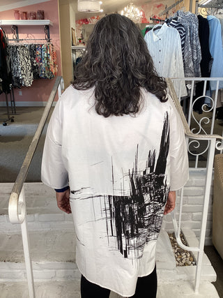 PRINT SHIRT - WHITE
