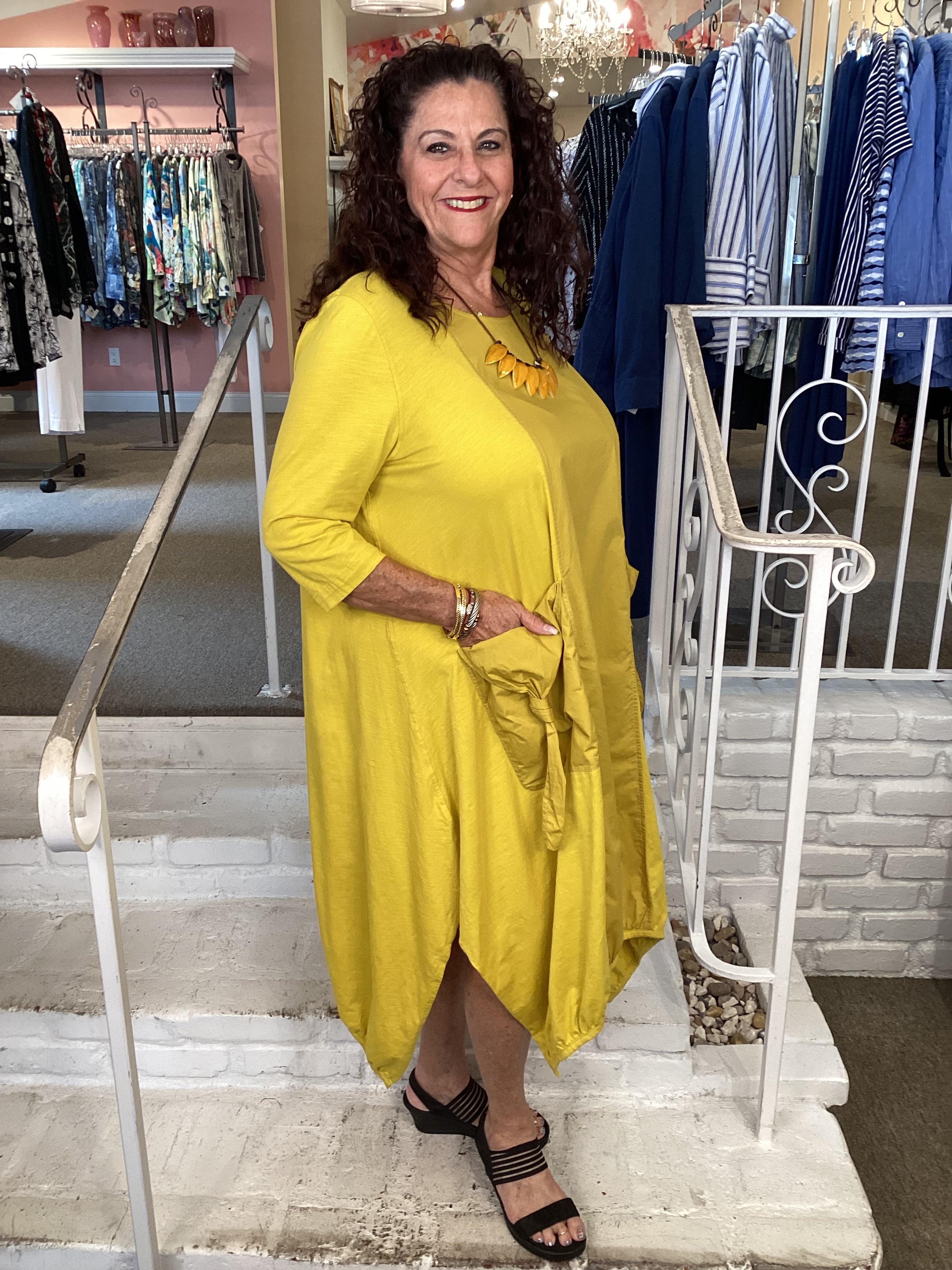 plus size cotton dress with pockets April_J's_Closet on LTK