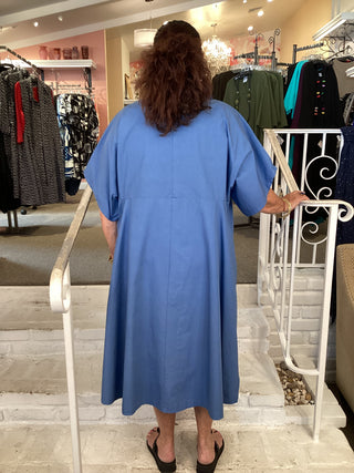 COAT DRESS - BLUE