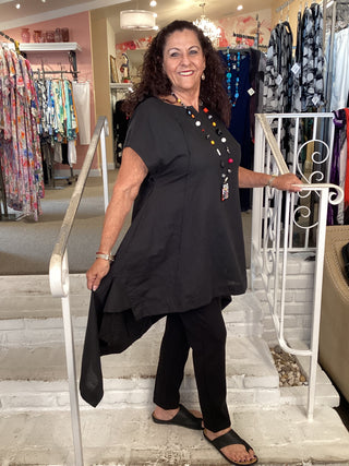 OVIA TUNIC - BLACK