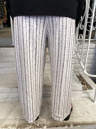 STRIPE J PKT FLOOD - WHITE
