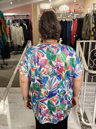 CAP V-NECK TOP - RIO
