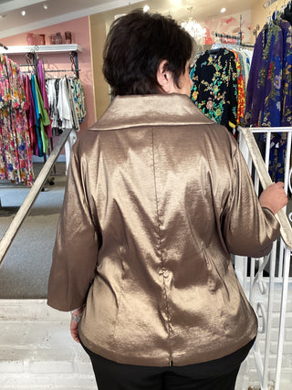 Shawl Collar Top - Bronze