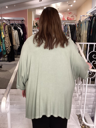 ROUND NECK TUNIC - KIWI