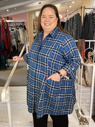 LARISSA TUNIC - MAYA PLAID