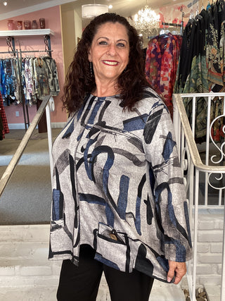FRENCH BRUSH PKT TUNIC-INKFLO