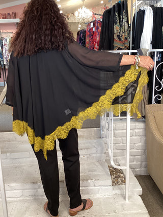 ET343O ORNATE CHIFFON TUNIC