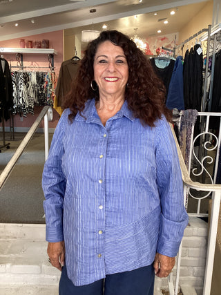 SANTORINA BLUE STRIPE