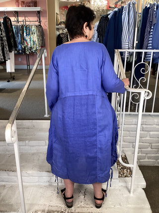 SUNFLOWER DRESS - BLUE