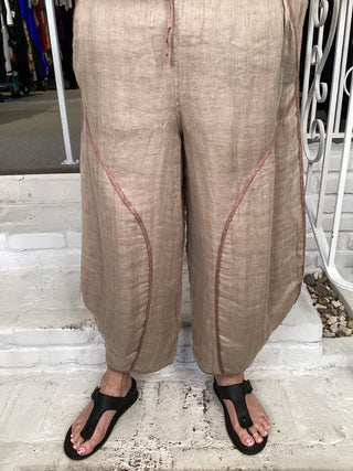 GAUZE PANT - C/L MAUVE
