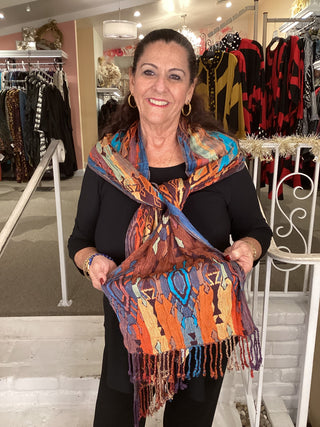 SILK BLEND SCARF - 458
