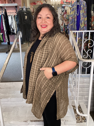 BT1511 Open Jacket - Taupe
