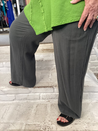 BASIC LONG PANT - GRAPHITE