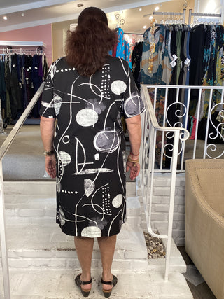 COTTON/SPAN DRESS - CANVAS