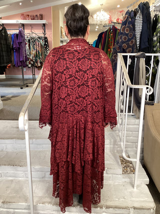 STEVIE DUSTER - BURGUNDY