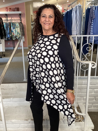 ASYMETRIC DOT TUNIC