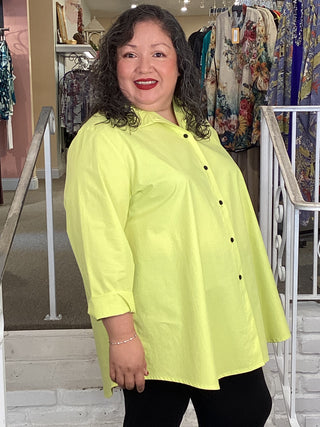 POPLIN SHIRT - YELLOW