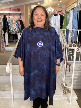 WHISPER TUNIC -WASH SAPPHIRE