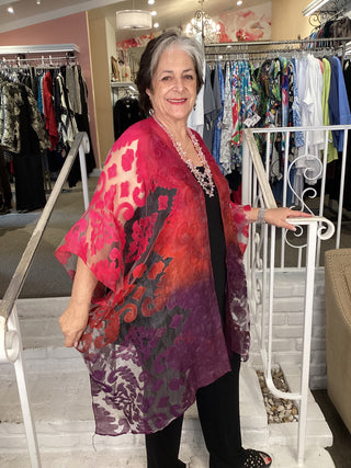 #138 KIMONO HAND DYED