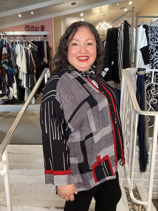 BOXY JACKET "B" COMBO BWR