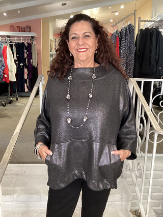 AT715S ROXY TUNIC - SILVER