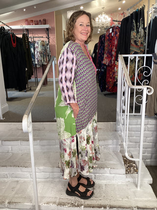 172B BOHEME MIX DRESS
