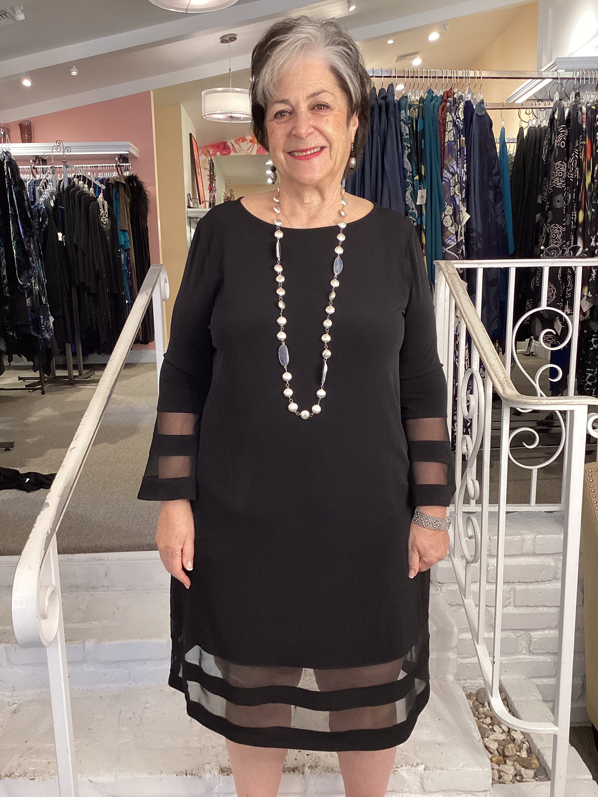 Black Ity Mesh Dress Black / XX-Large Black Ity Mesh Dress Black / XX-Large