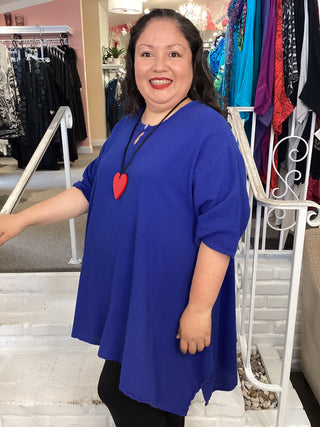 BUNNY TUNIC - COBALT