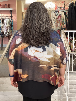 Silk Overlay Top - Meditation