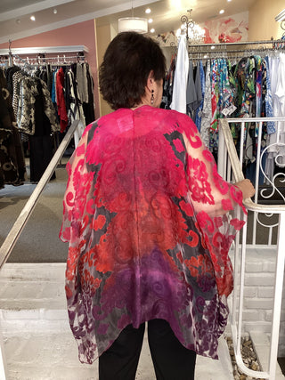 #138 KIMONO HAND DYED