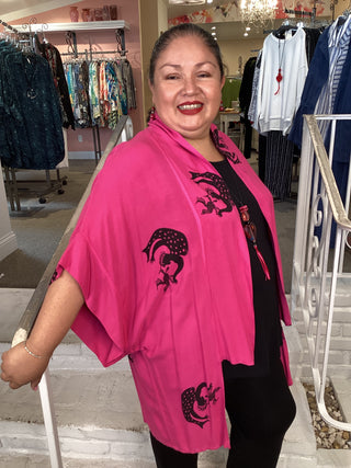 Kimono - Tribal Fuchsia