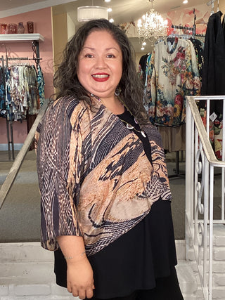 Silk Kimono Jacket - Tempest