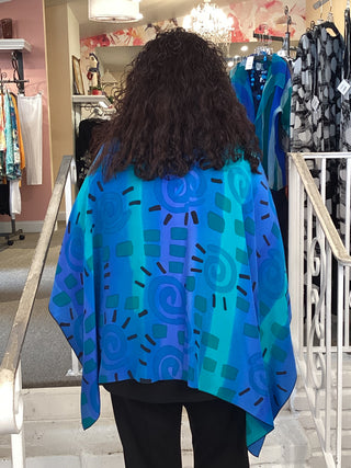 SCONCHO CREPE - BLUE/TURQ