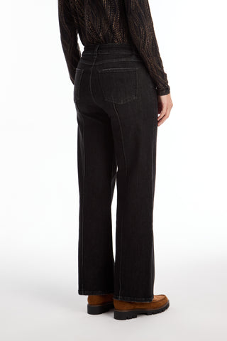 OLIVIA PINTUCK JEANS - BLKWASH
