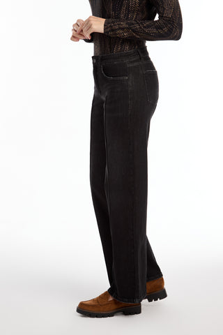 OLIVIA PINTUCK JEANS - BLKWASH