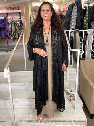 STEVIE DUSTER - BLACK