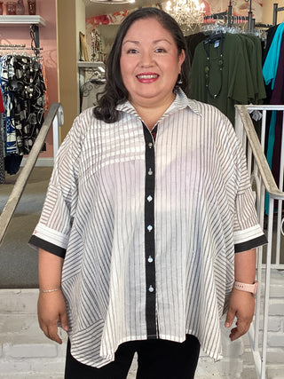 DESOT SHIRT - BLACK/WHITE