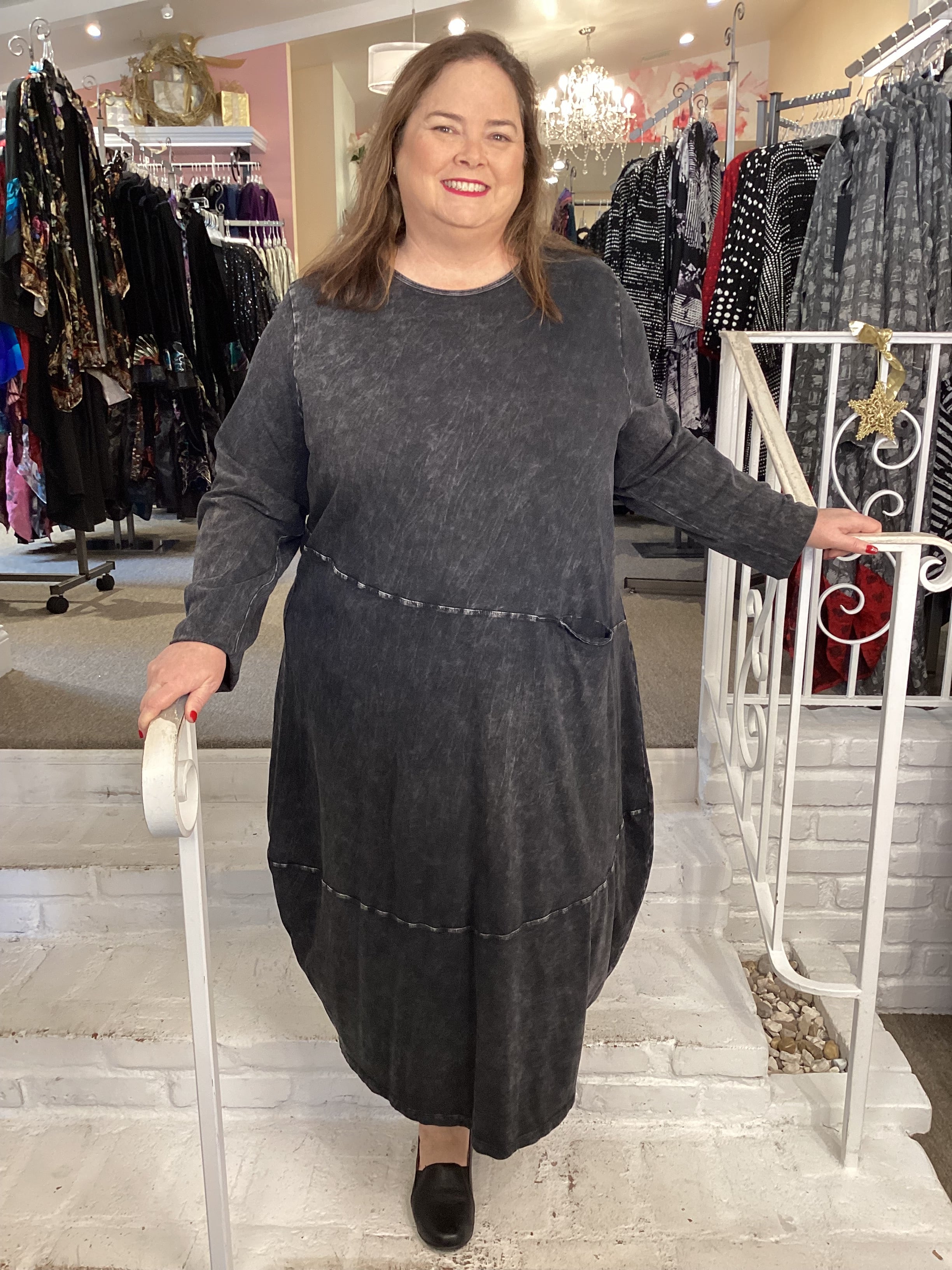 COTTON COCOON DRESS