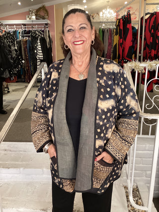 #6 REV SHAWL COLLAR KANTHA JKT