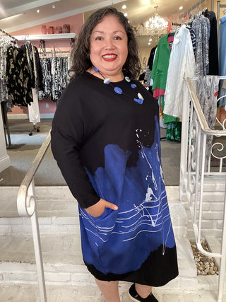 ONE SIZE DRESS - BLUE