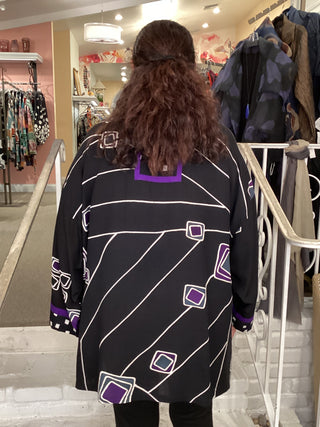 BOXY JACKET - BOX PURP DETAIL