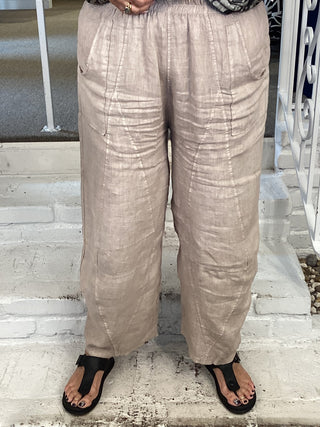 FRONT PKT PANT - BEIGE